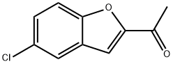 1-(5-氯苯并[B]呋喃-2-基)-1-乙酮 结构式