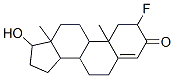 2-fluoro-17-hydroxy-10,13-dimethyl-1,2,6,7,8,9,11,12,14,15,16,17-dodec ahydrocyclopenta[a]phenanthren-3-one Structure