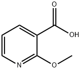2-メトキシニコチン酸 化学構造式