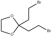 1,3-Dioxolane, 2,2-bis(2-broMoethyl) Structure