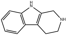 2,3,4,9-テトラヒドロ-1H-ピリド[3,4-b]インドール 化学構造式
