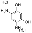 4,6-ジアミノレソルシノール二塩酸塩 化学構造式
