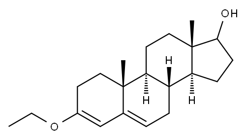 3-Ethoxy-androsta-3,5-dien-17-ol-d3, 165304-83-6, 结构式