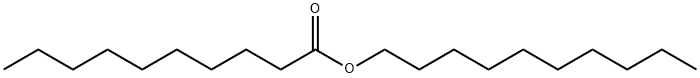正癸酸正癸酯, 1654-86-0, 结构式