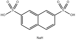 2,7-Naphthalenedisulfonic acid disodium salt  Structure