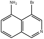 5-Isoquinolinamine,4-bromo-(9CI) 结构式