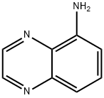5-氨基喹喔啉, 16566-20-4, 结构式