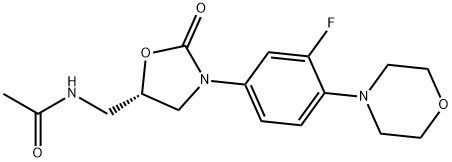 利奈唑胺, 165800-03-3, 结构式