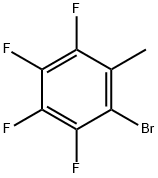2-溴-3,4,5,6-四氟甲苯, 16583-13-4, 结构式