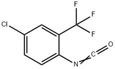 4-クロロ-1-イソシアナト-2-(トリフルオロメチル)ベンゼン 化学構造式