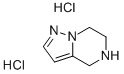 4,5,6,7-四氢吡唑并[1,5-A]吡嗪双盐酸盐, 165894-07-5, 结构式