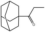 1-(金刚烷-1-基)-1-丙酮 结构式