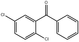 2,5-ジクロロベンゾフェノン 化学構造式