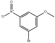 3-溴-5-硝基苯甲醚 结构式