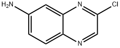 6-Quinoxalinamine,  3-chloro- Structure