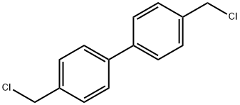 4，4'-ビス(クロロメチル)ビフェニル 化学構造式