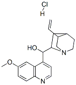 (8ALPHA,9R)-10,11-二氢-6'-甲氧基脱氧辛可宁-9-醇单盐酸盐 结构式