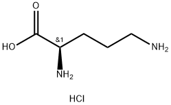 D-オルニチン一塩酸塩 化学構造式