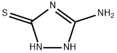 3-氨基-5-巯基-1,2,4-三氮唑, 16691-43-3, 结构式