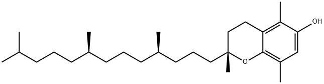 D-Β-生育酚 结构式