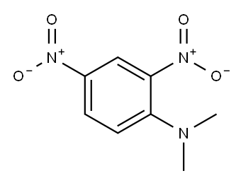 1-N-2,4-二硝基苯基二甲胺, 1670-17-3, 结构式