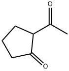 2-乙酰基环戊酮 结构式