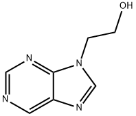 9H-嘌呤-9-乙醇 结构式