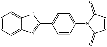 1-(4-(苯并[D]恶唑-2-基)苯基)-1H-吡咯-2,5-二酮, 16707-41-8, 结构式