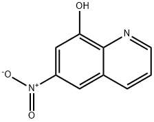 8-ヒドロキシ-6-ニトロキノリン 化学構造式