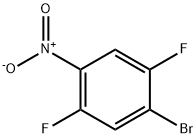 4-ブロモ-2,5-ジフルオロニトロベンゼン 臭化物 化学構造式