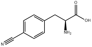 L-4-氰基苯丙氨酸 结构式