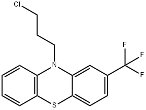 10-(3-chloropropyl)-2-(trifluoromethyl)-10H-phenothiazine Structure