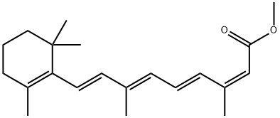 methyl (2Z,4E,6Z,8Z)-3,7-dimethyl-9-(2,6,6-trimethyl-1-cyclohexenyl)no na-2,4,6,8-tetraenoate Structure