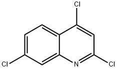 2,4,7-トリクロロキノリン 化学構造式