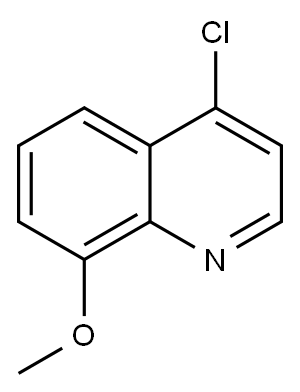 4-氯-8-甲氧基喹啉 结构式