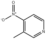 3-甲基-4-硝基吡啶 结构式