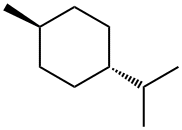 反-1-异丙基-4-甲基环己烷 结构式