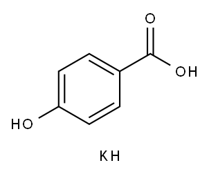 4-ヒドロキシ安息香酸カリウム 化学構造式