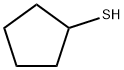 シクロペンタンチオール 化学構造式
