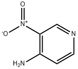 4-アミノ-3-ニトロピリジン 化学構造式