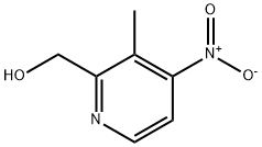 2-羟甲基-3-甲基-4-硝基吡啶, 168167-49-5, 结构式