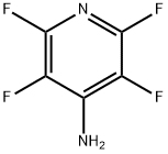 4-アミノ-2,3,5,6-テトラフルオロピリジン 化学構造式