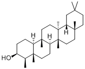 3β-ヒドロキシフリーデラン 化学構造式