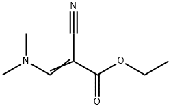 Ethyl 2-cyano-3-(dimethylamino)acrylate Structure