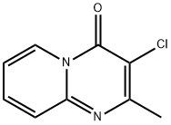 3-クロロ-2-メチル-4H-ピリド[1,2-A]ピリミジン-4-オン 化学構造式