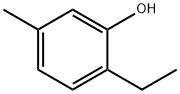 2-エチル-5-メチルフェノール 化学構造式