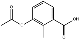 2-甲基-3-乙酰氧基苯甲酸, 168899-58-9, 结构式