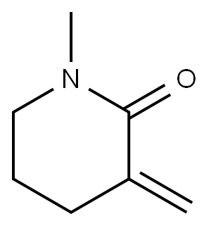 1-METHYL-3-METHYLENEPIPERIDIN-2-ONE Struktur