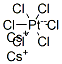 dicesium hexachloroplatinate Structure