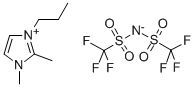 2,3-ジメチル-1-プロピルイミダゾリウムビス(トリフルオロメタンスルホニル)イミド 化学構造式